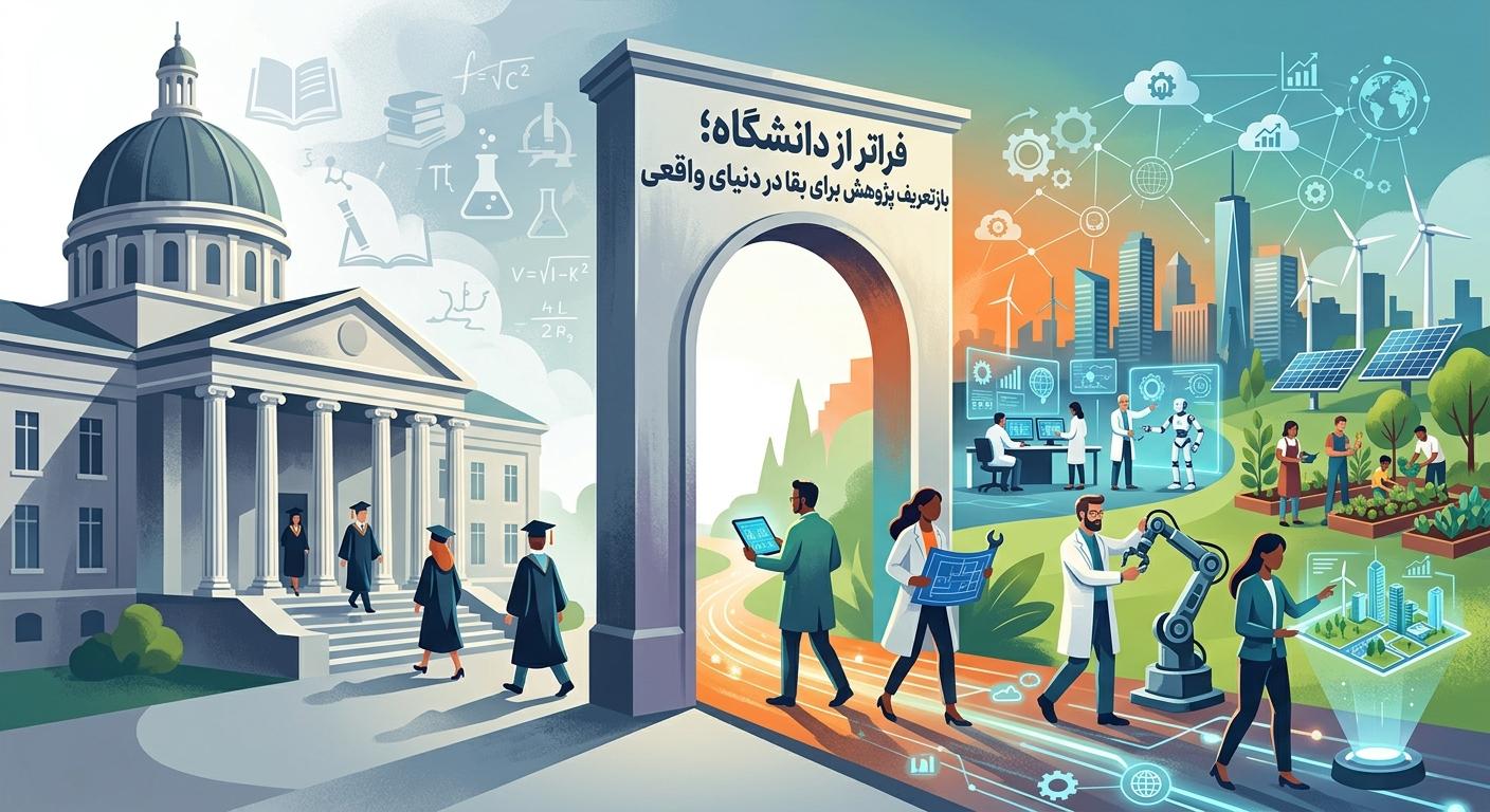فراتر از دانشگاه؛ بازتعریف پژوهش برای بقا در دنیای واقعی